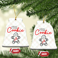 Christmas Pregnant Ceramic Ornament Baking A Little Cookie Maternity Gingerbread - Wonder Print Shop