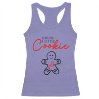 Christmas Pregnant Racerback Tank Top Baking A Little Cookie Maternity Gingerbread - Wonder Print Shop