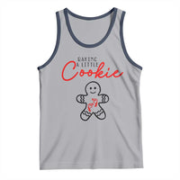 Christmas Pregnant Tank Top Baking A Little Cookie Maternity Gingerbread - Wonder Print Shop