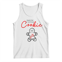 Christmas Pregnant Tank Top Baking A Little Cookie Maternity Gingerbread - Wonder Print Shop