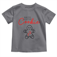 Christmas Pregnant Toddler T Shirt Baking A Little Cookie Maternity Gingerbread - Wonder Print Shop