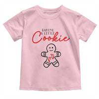 Christmas Pregnant Toddler T Shirt Baking A Little Cookie Maternity Gingerbread - Wonder Print Shop