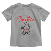 Christmas Pregnant Toddler T Shirt Baking A Little Cookie Maternity Gingerbread - Wonder Print Shop