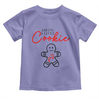 Christmas Pregnant Toddler T Shirt Baking A Little Cookie Maternity Gingerbread - Wonder Print Shop