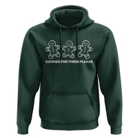 Cookies For Three Please Pregnancy Announcement Christmas Hoodie - Wonder Print Shop