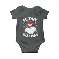Funny Christmas Santa Baby Onesie Merry Rizzmas Kids Teens School