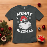 Funny Christmas Santa T Shirt Merry Rizzmas Kids Teens School - Wonder Print Shop