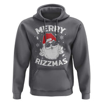 Funny Christmas Santa Hoodie Merry Rizzmas Kids Teens School