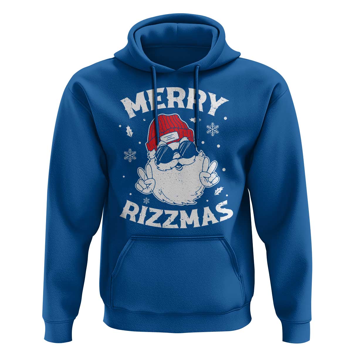 Funny Christmas Santa Hoodie Merry Rizzmas Kids Teens School