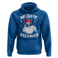 Funny Christmas Santa Hoodie Merry Rizzmas Kids Teens School
