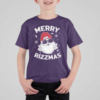 Funny Christmas Santa T Shirt For Kid Merry Rizzmas Kids Teens School - Wonder Print Shop