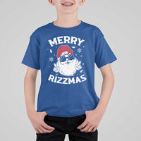 Funny Christmas Santa T Shirt For Kid Merry Rizzmas Kids Teens School - Wonder Print Shop