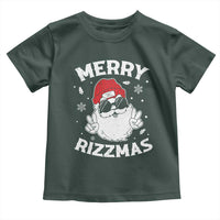 Funny Christmas Santa Toddler T Shirt Merry Rizzmas Kids Teens School