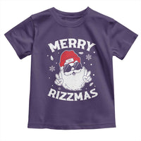 Funny Christmas Santa Toddler T Shirt Merry Rizzmas Kids Teens School