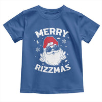 Funny Christmas Santa Toddler T Shirt Merry Rizzmas Kids Teens School