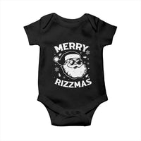 Funny Christmas Santa Claus Baby Onesie Merry Rizzmas Kids Teens School