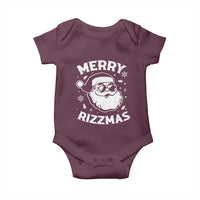 Funny Christmas Santa Claus Baby Onesie Merry Rizzmas Kids Teens School