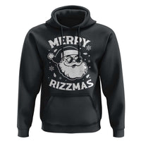 Funny Christmas Santa Claus Hoodie Merry Rizzmas Kids Teens School