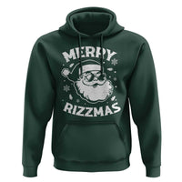 Funny Christmas Santa Claus Hoodie Merry Rizzmas Kids Teens School