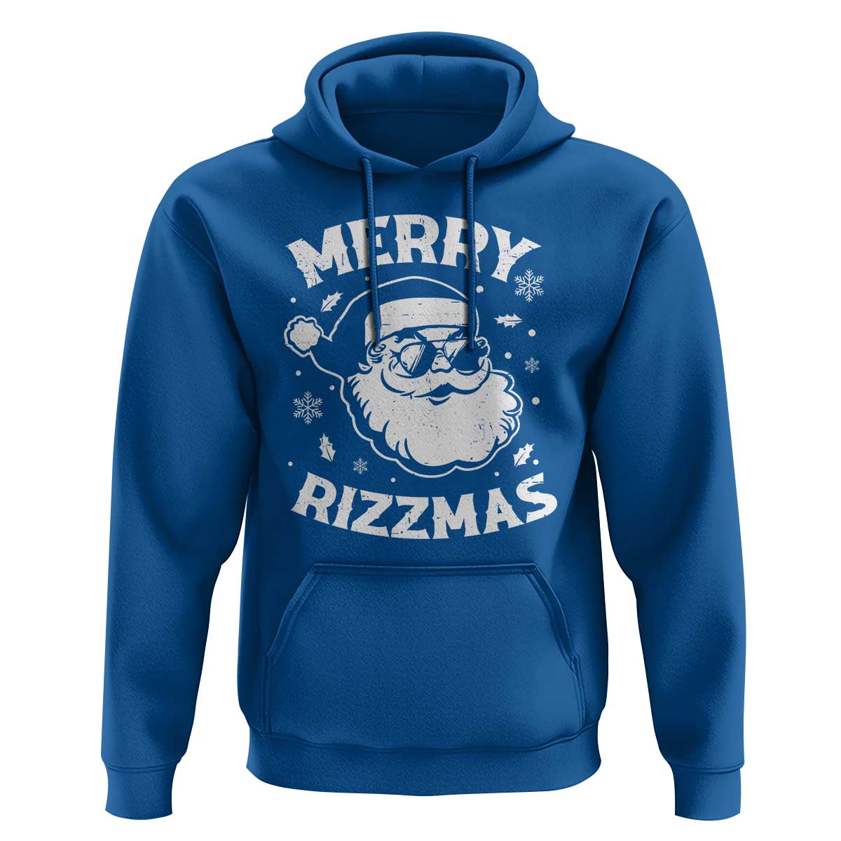 Funny Christmas Santa Claus Hoodie Merry Rizzmas Kids Teens School