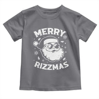 Funny Christmas Santa Claus Toddler T Shirt Merry Rizzmas Kids Teens School