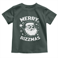 Funny Christmas Santa Claus Toddler T Shirt Merry Rizzmas Kids Teens School