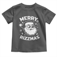 Funny Christmas Santa Claus Toddler T Shirt Merry Rizzmas Kids Teens School