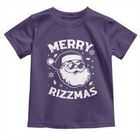 Funny Christmas Santa Claus Toddler T Shirt Merry Rizzmas Kids Teens School