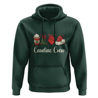 Christmas Cardiac Nurse Hoodie Cardiac Crew Anatomical Xmas Heart Anatomy Tree Bow