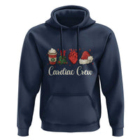 Christmas Cardiac Nurse Hoodie Cardiac Crew Anatomical Xmas Heart Anatomy Tree Bow