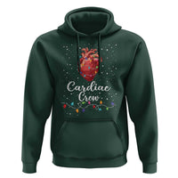 Christmas Cardiac Nurse Hoodie Cardiac Crew Anatomical Anatomy Xmas Heart With Lights