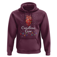 Christmas Cardiac Nurse Hoodie Cardiac Crew Anatomical Anatomy Xmas Heart With Lights