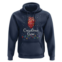 Christmas Cardiac Nurse Hoodie Cardiac Crew Anatomical Anatomy Xmas Heart With Lights