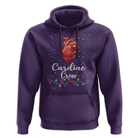 Christmas Cardiac Nurse Hoodie Cardiac Crew Anatomical Anatomy Xmas Heart With Lights