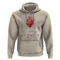 Christmas Cardiac Nurse Hoodie Cardiac Crew Anatomical Anatomy Xmas Heart With Lights