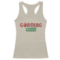 Christmas Cardiac Nurse Racerback Tank Top Cardiac Crew Anatomical Xmas Heart Anatomy Nurse Gift