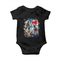 Possum Christmas Baby Onesie 3 Opossum Possum Funny Weird Cursed Meme
