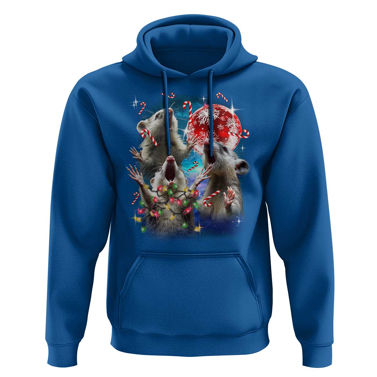Possum Christmas Hoodie 3 Opossum Possum Funny Weird Cursed Meme