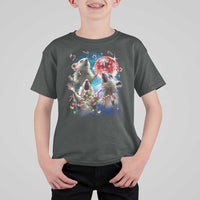 Possum Christmas T Shirt For Kid 3 Opossum Possum Funny Weird Cursed Meme - Wonder Print Shop