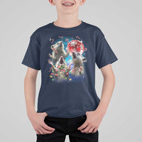 Possum Christmas T Shirt For Kid 3 Opossum Possum Funny Weird Cursed Meme - Wonder Print Shop