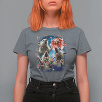Possum Christmas T Shirt For Women 3 Opossum Possum Funny Weird Cursed Meme - Wonder Print Shop