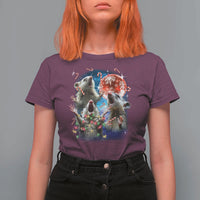 Possum Christmas T Shirt For Women 3 Opossum Possum Funny Weird Cursed Meme - Wonder Print Shop
