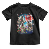 Possum Christmas Toddler T Shirt 3 Opossum Possum Funny Weird Cursed Meme