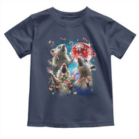 Possum Christmas Toddler T Shirt 3 Opossum Possum Funny Weird Cursed Meme