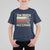 Funny Christmas T Shirt For Kid Skibidi Rizzmas Rizz Santa Clause Skating Board Xmas Retro Stripe - Wonder Print Shop