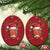 Xmas Football Christmas Ornament For Men Boys Santa Sports Player - Wonder Print Shop