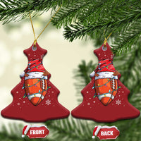 Xmas Football Christmas Ornament For Men Boys Santa Sports Player - Wonder Print Shop