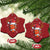 Xmas Football Christmas Ornament For Men Boys Santa Sports Player - Wonder Print Shop