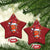 Xmas Football Christmas Ornament For Men Boys Santa Sports Player - Wonder Print Shop