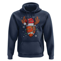 Christmas Football Hoodie For Men Boys Santa Sports Player